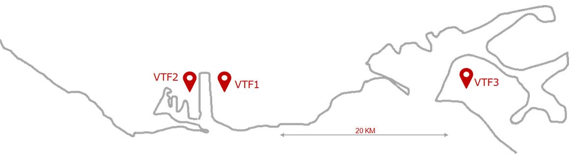 VTF Terminal Storage Locations